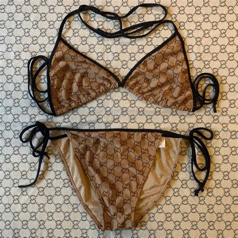 gucci bikini brown|gucci bikini etsy.